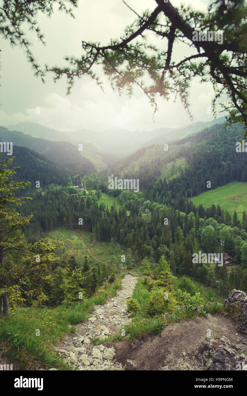 Mountain landscape in summer Stock Photo
