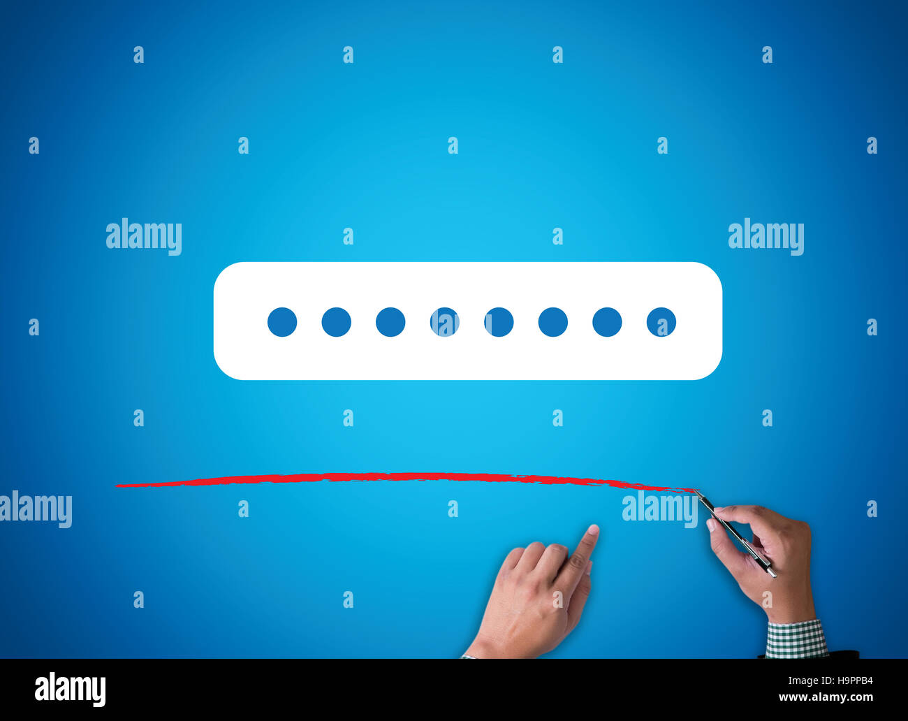 Password Security Log in Technology Stock Photo