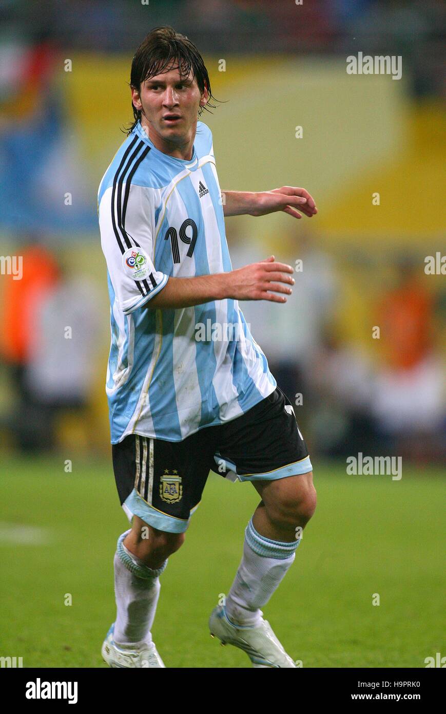 LIONEL MESSI ARGENTINA & BARCELONA WORLD CUP LEIPZIG GERMANY 24 June 2006  Stock Photo - Alamy