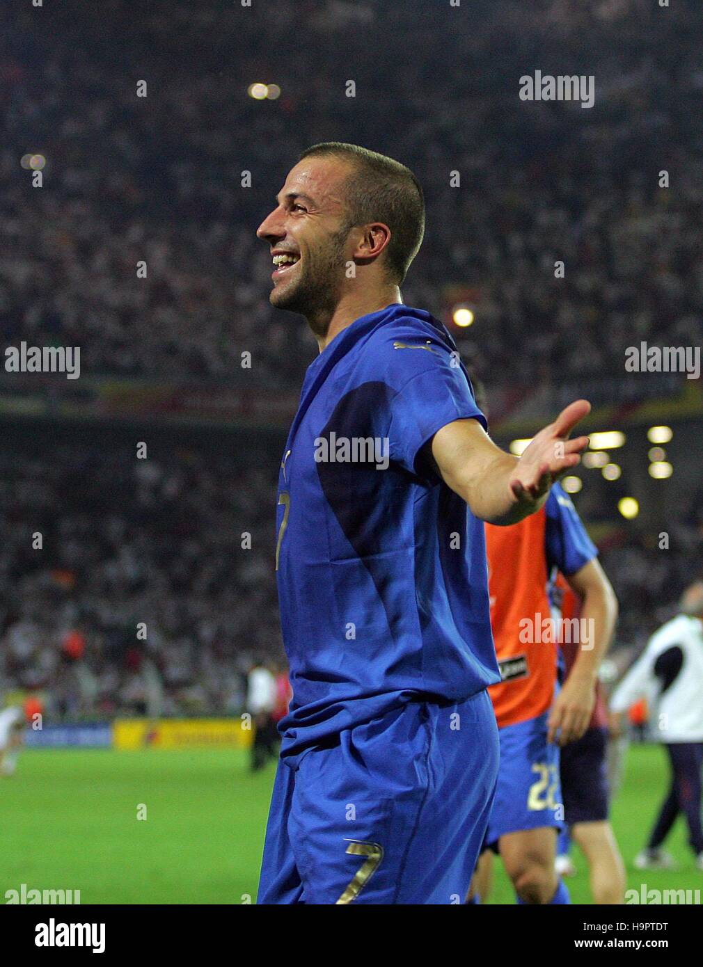 ALESSANDRO DEL PIERO GERMANY V ITALY  DORTMUND GERMANY 04 July 2006 Stock Photo