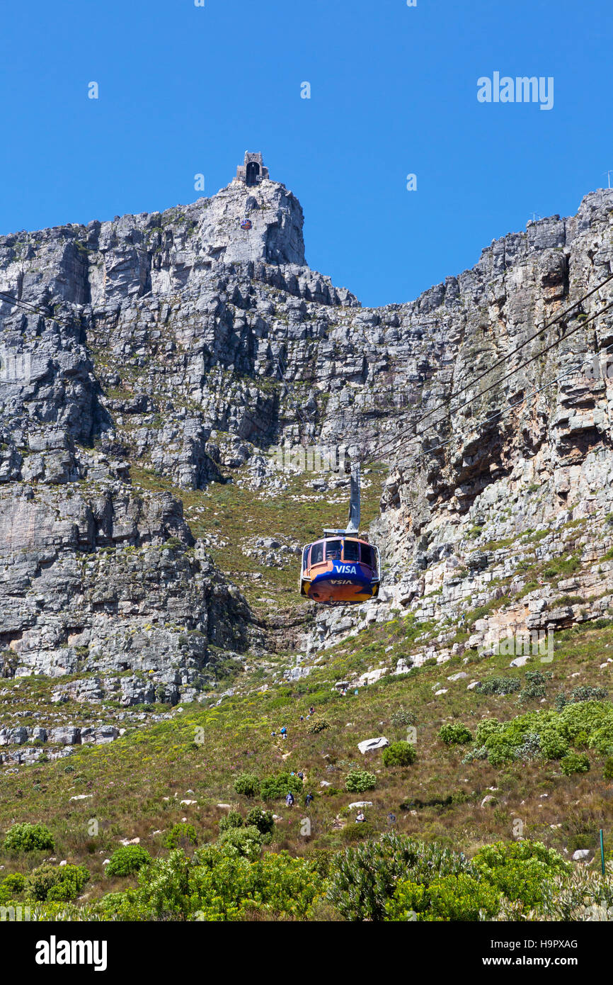 Table mountain south africa cable car hires stock photography and