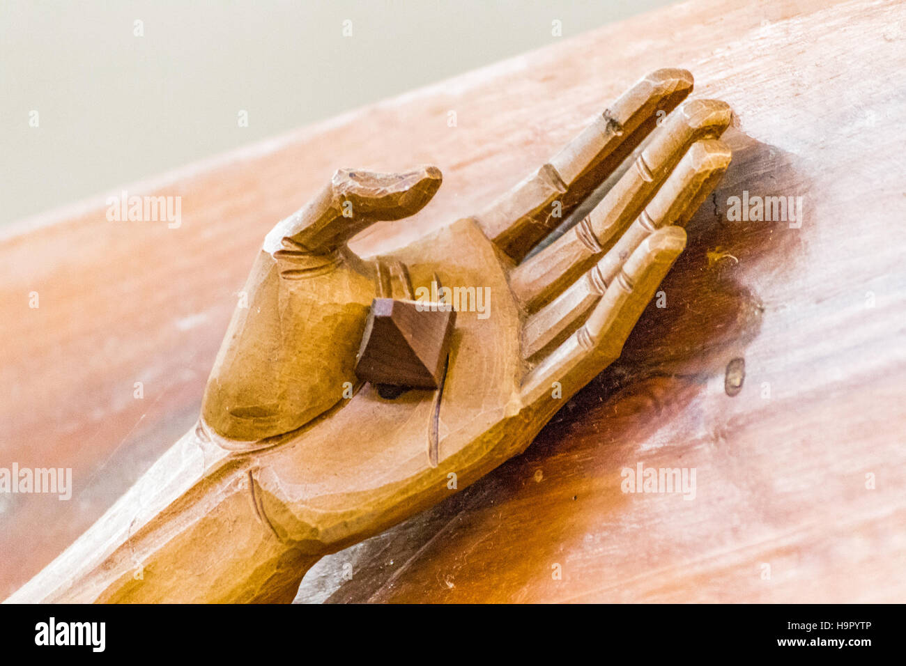 nailed hand of Crucifixion of Jesus Christ, Stock Photo