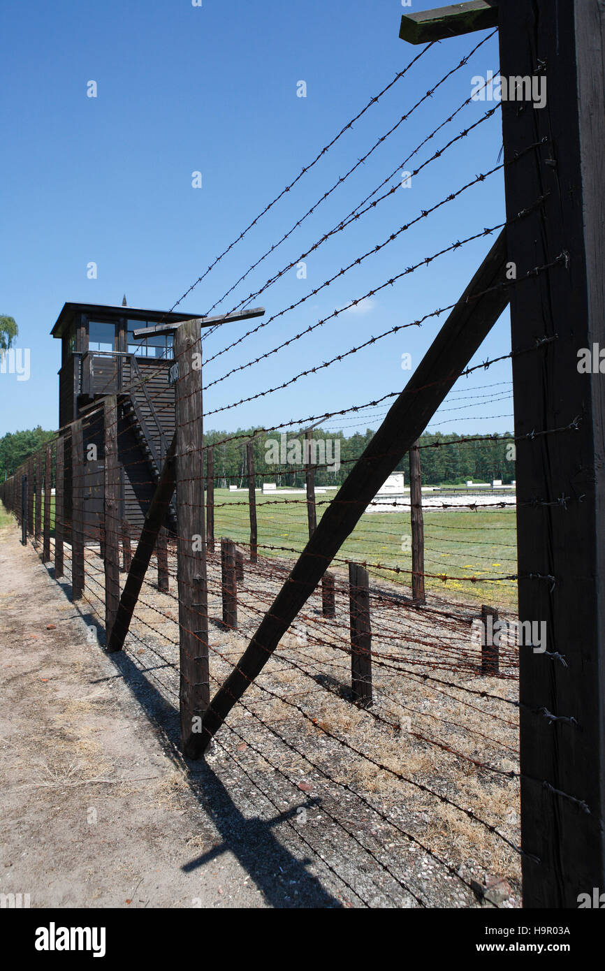 Former german nazi concentration camp stutthof east of Gdansk. Sztutowo, Poland, Europe Stock Photo