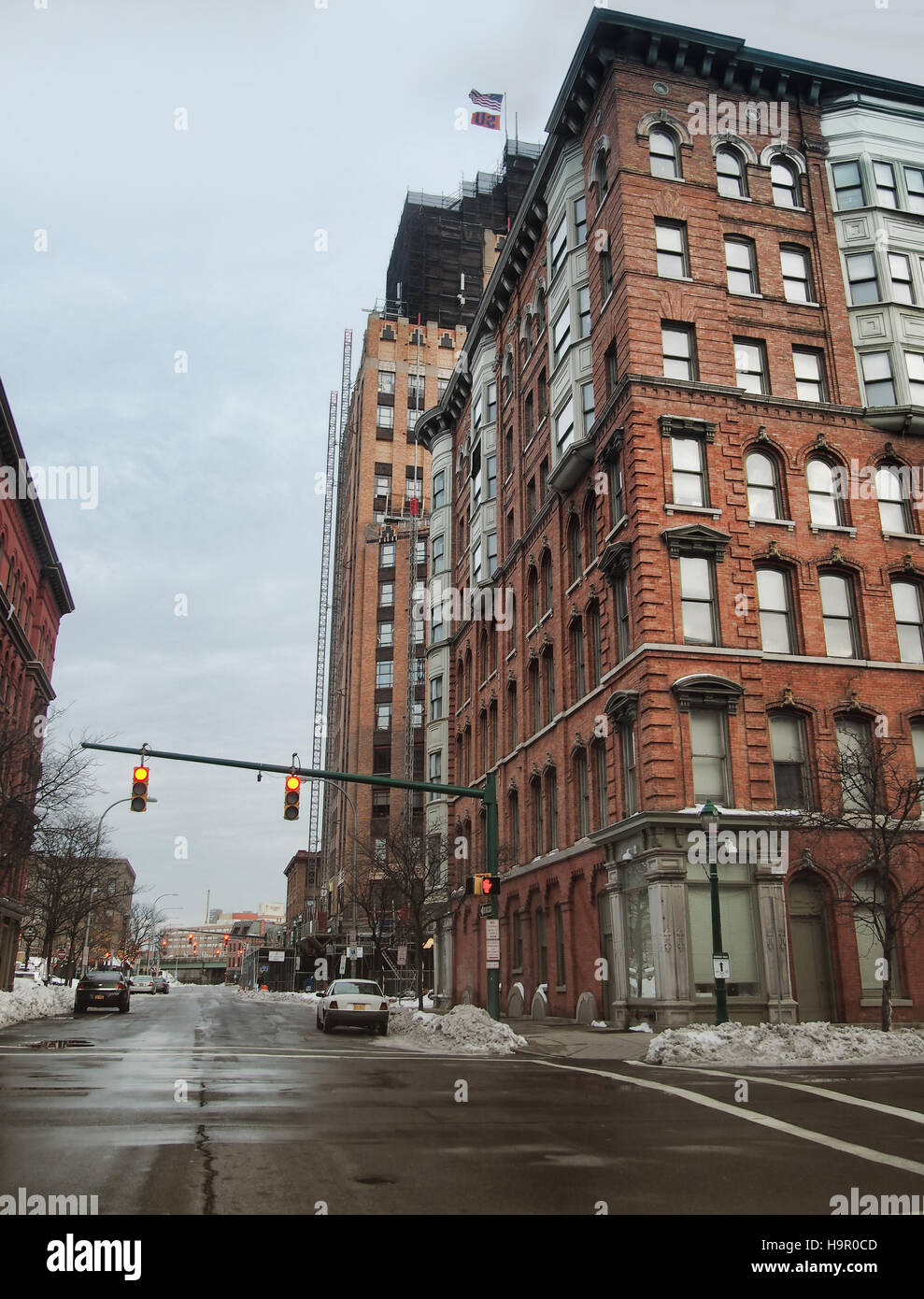 Warren Street, Syracuse, New York Stock Photo