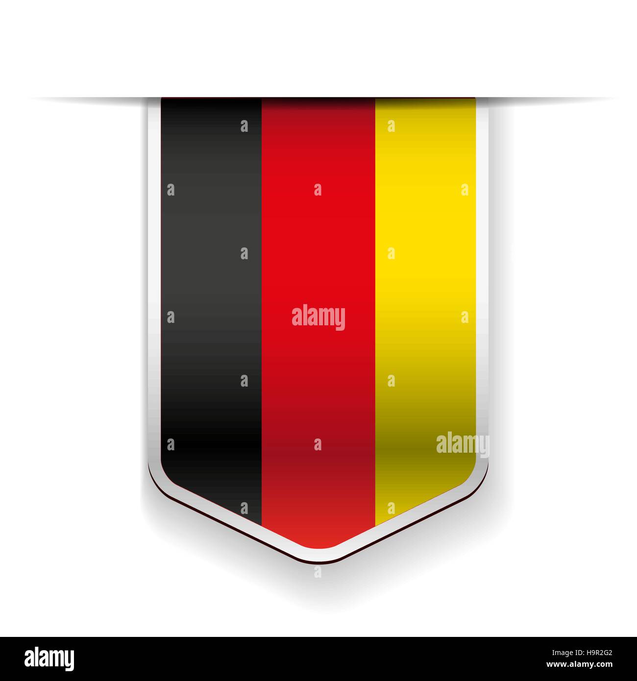 Germany flag ribbon Stock Vector