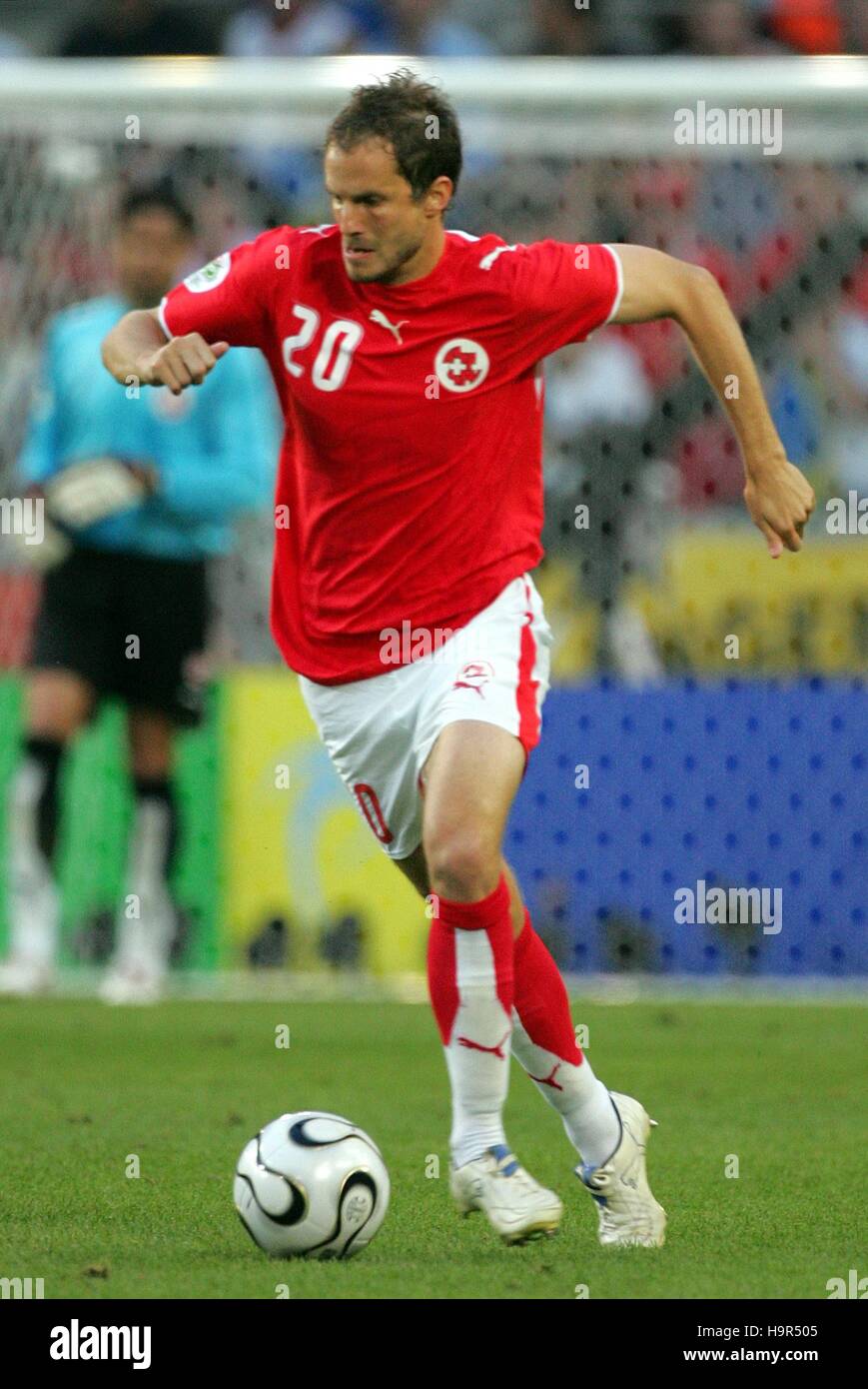 PATRICK MUELLER SWITZERLAND & OLYMPIQUE LYON WORLD CUP COLOGNE GERMANY ...