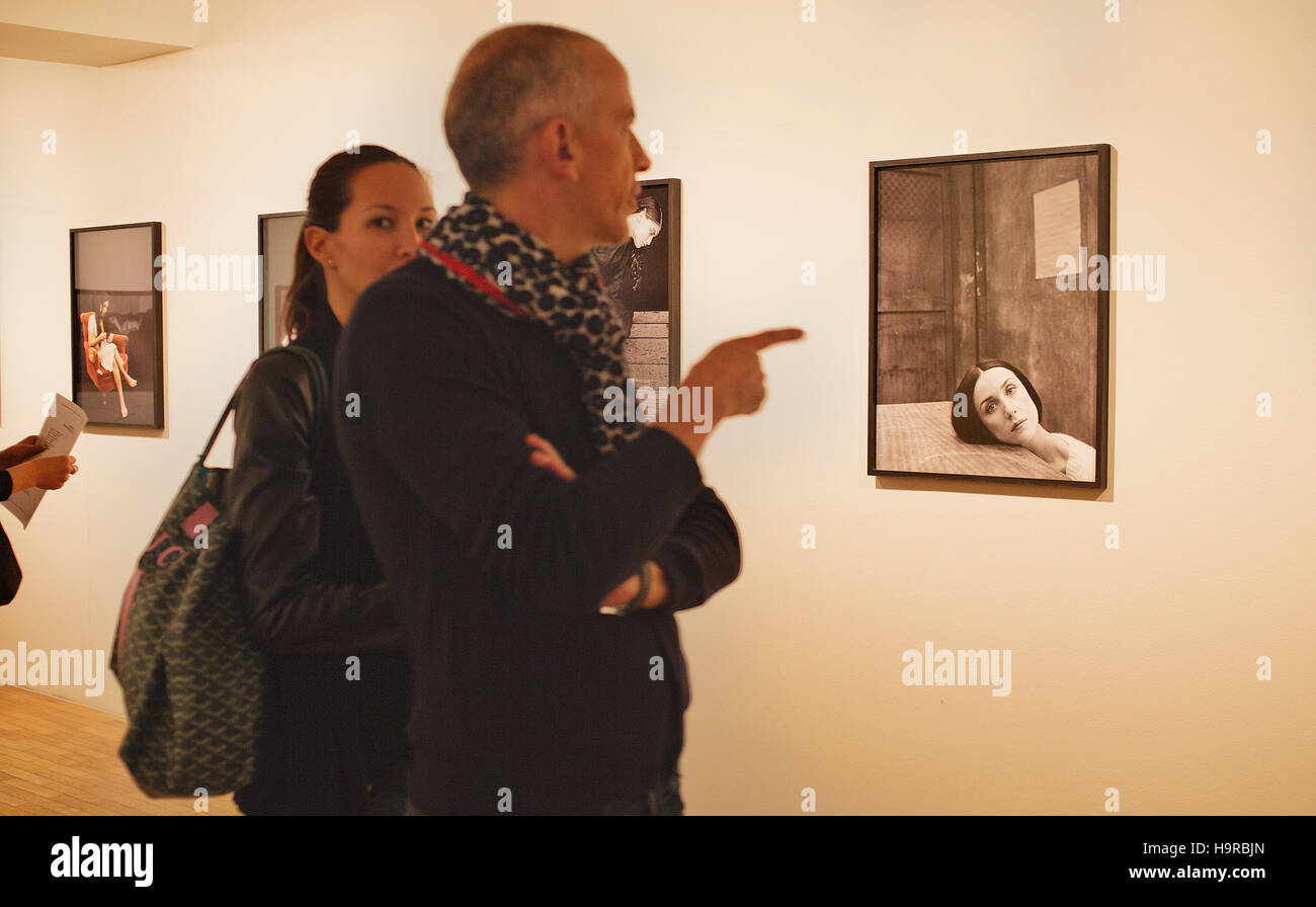 Prague, Czech Republic. 24th Nov, 2016. Exhibition Actresses by French photographer Kate Barry was inaugurated during the 19th Festival of French Movies in Prague, Czech Republic, on Thursday, Nov. 24th, 2016. © Rene Fluger/CTK Photo/Alamy Live News Stock Photo