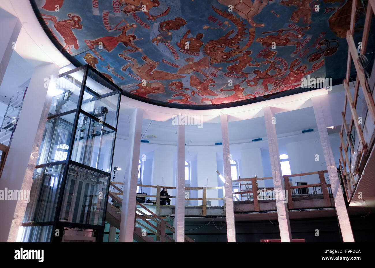 Hamburg Germany 23rd Nov 2016 The Ceiling With Painted Star