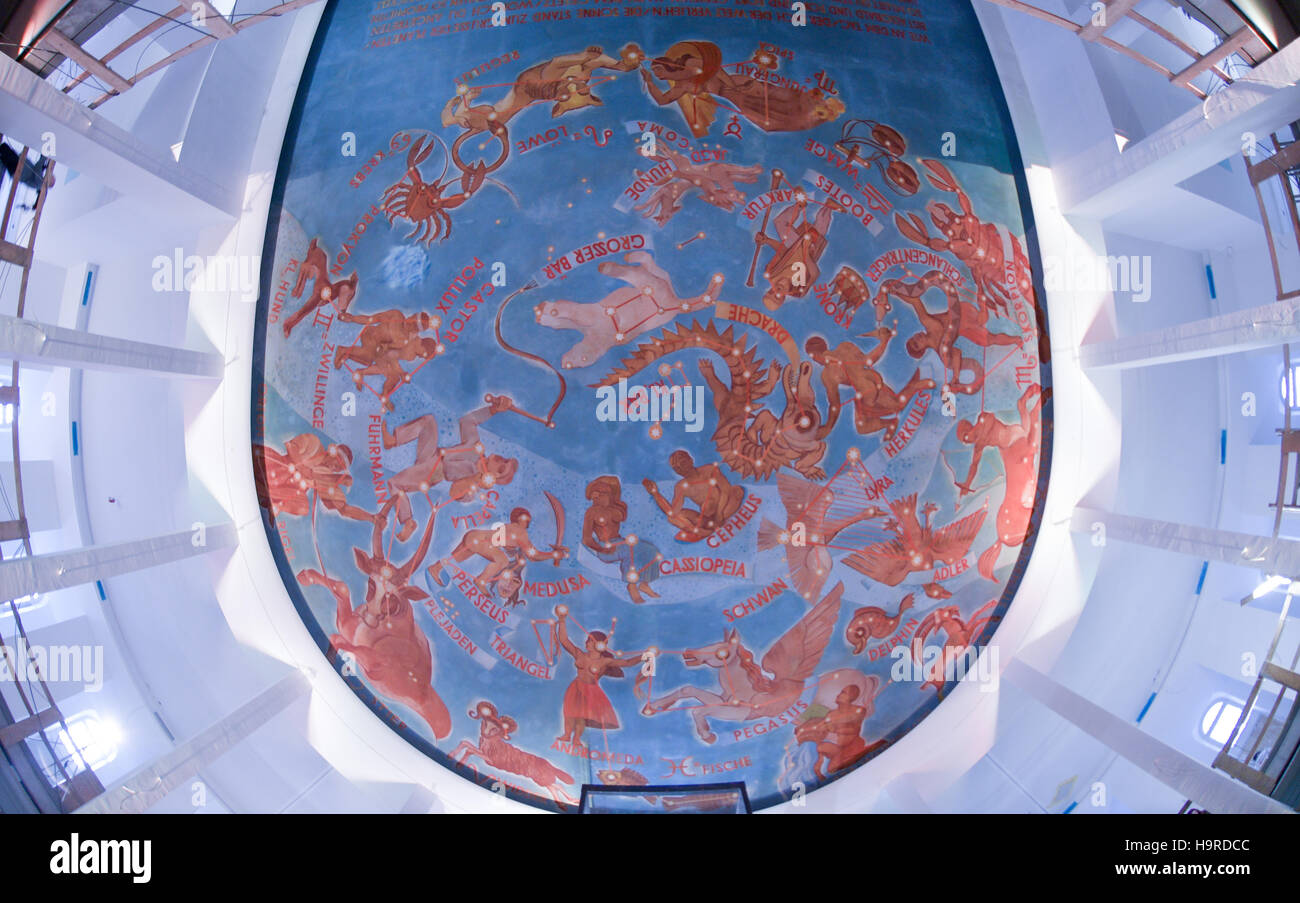 Hamburg Germany 23rd Nov 2016 The Ceiling With Painted Star