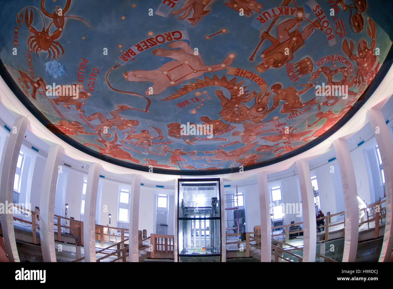 Hamburg Germany 23rd Nov 2016 The Ceiling With Painted Star