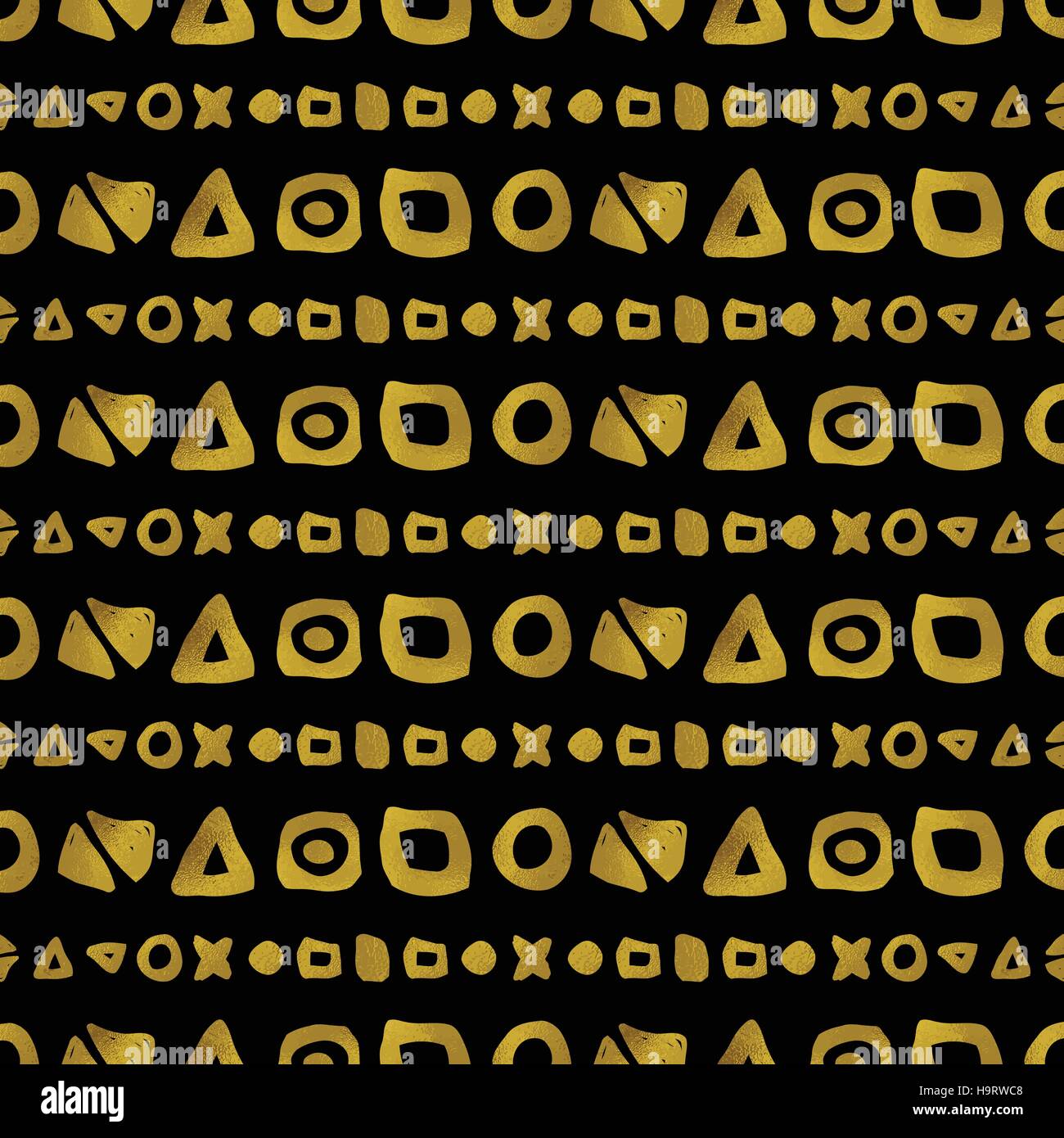 Geometric black and gold seamless pattern Stock Vector Image & Art - Alamy