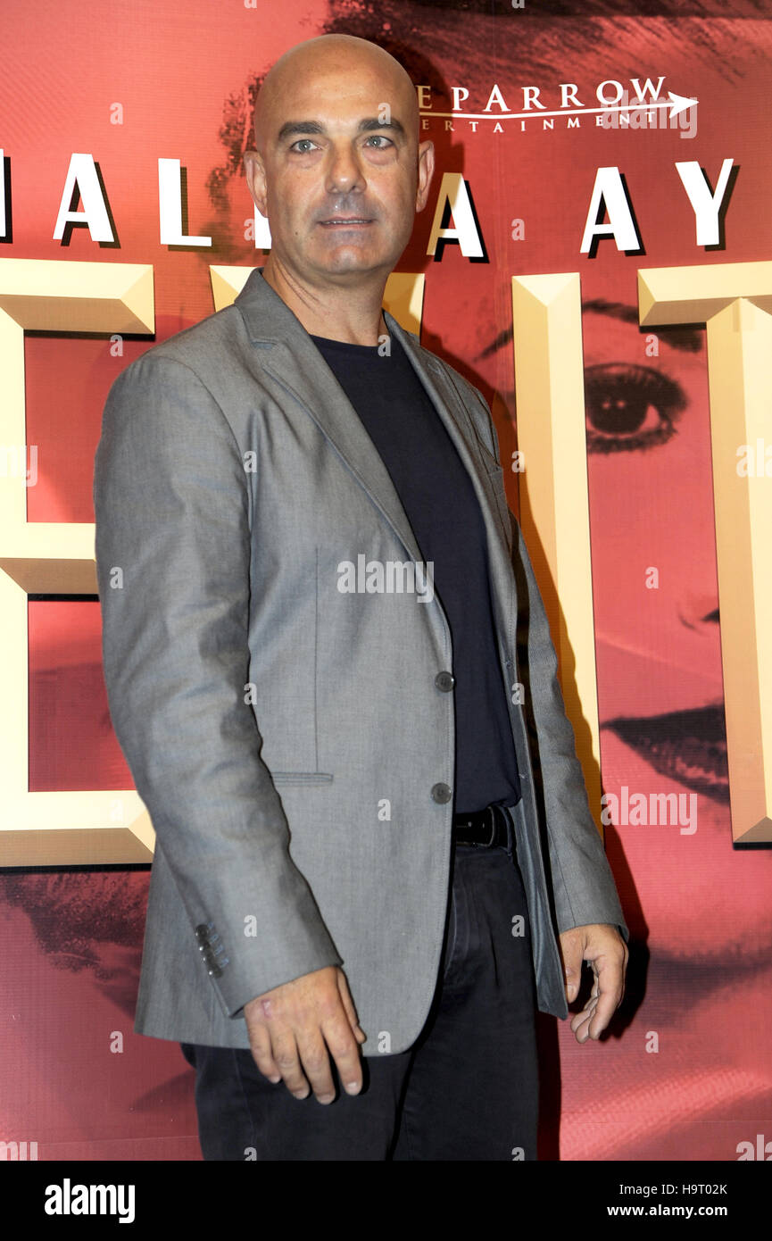 Director Massimo Romeo Piparo attending the presentation of 'Evita' in