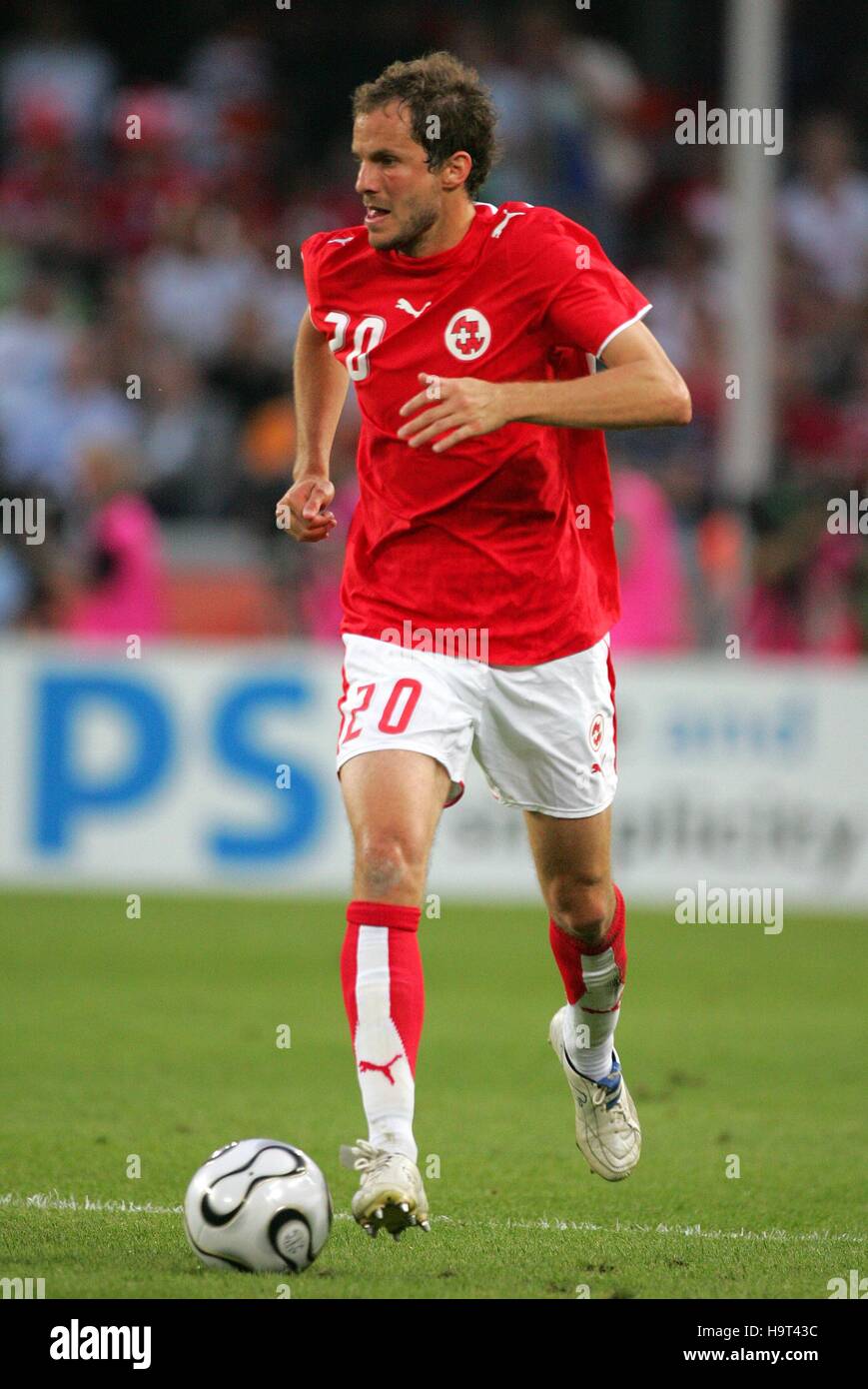 PATRICK MUELLER SWITZERLAND & OLYMPIQUE LYON WORLD CUP COLOGNE GERMANY ...