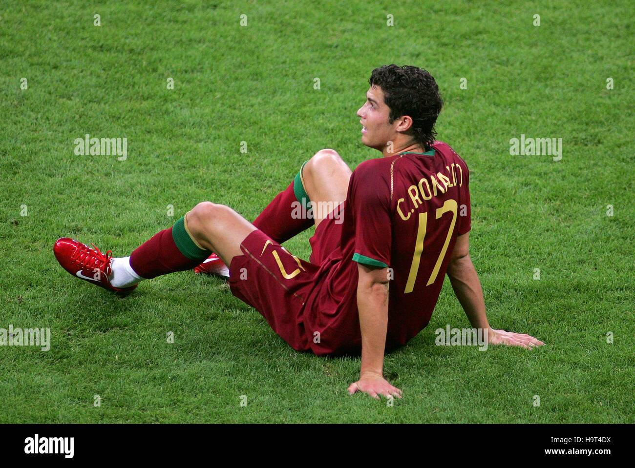 CRISTIANO RONALDO PORTUGAL V FRANCE MUNICH WORLD CUP STADIUM GERMANY 05 July 2006 Stock Photo