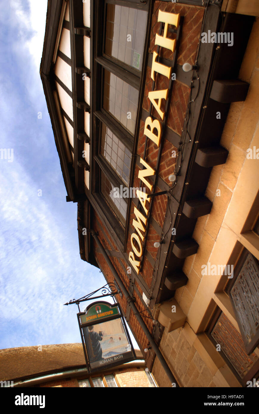 Roman Bath Pub, York Stock Photo Alamy