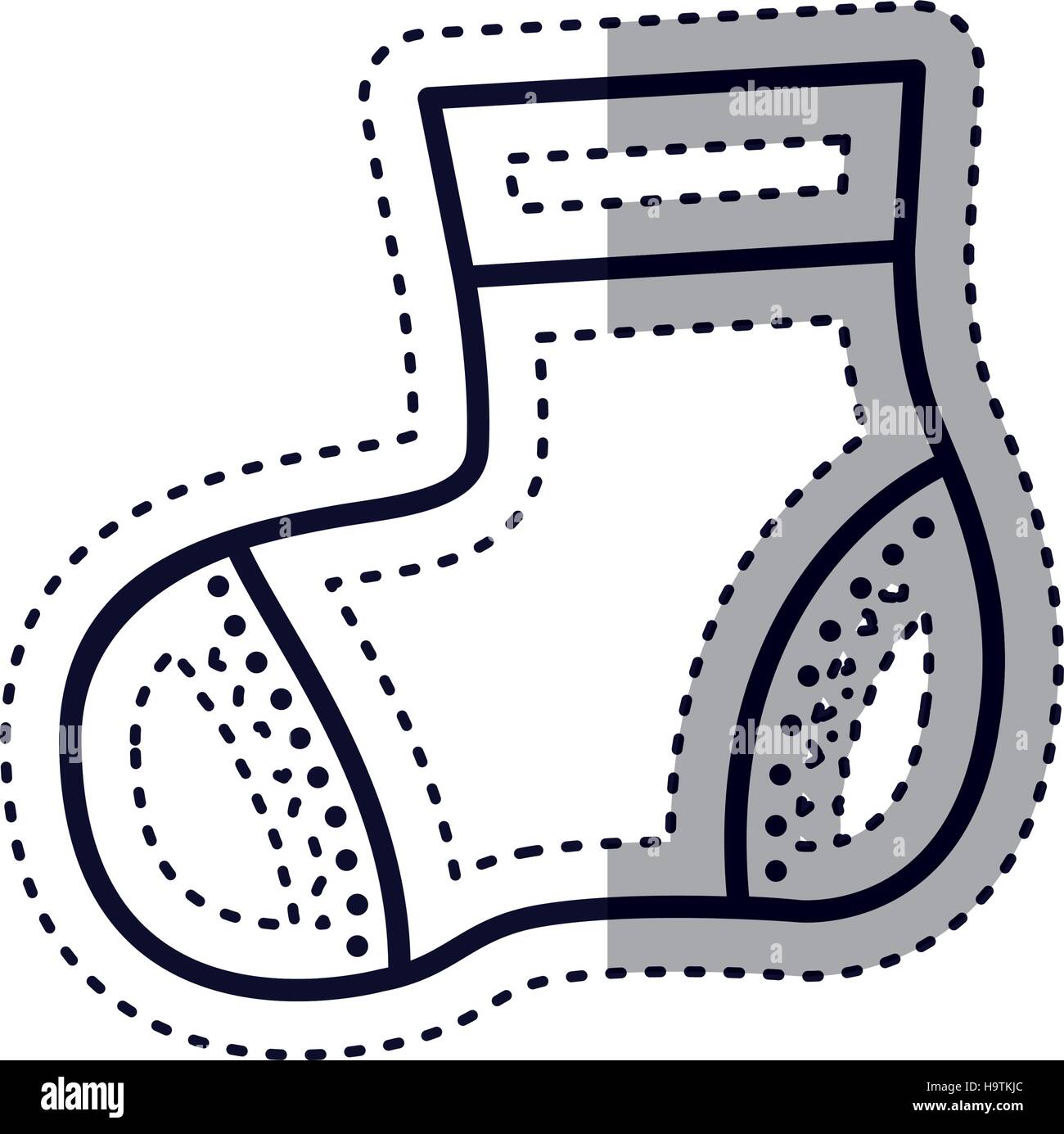 Isolated baby sock design Stock Vector Image & Art Alamy