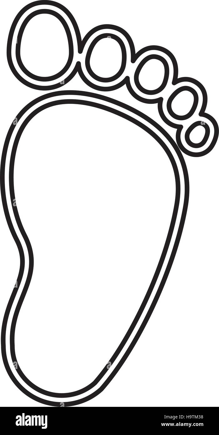 Baby Footprint Outline