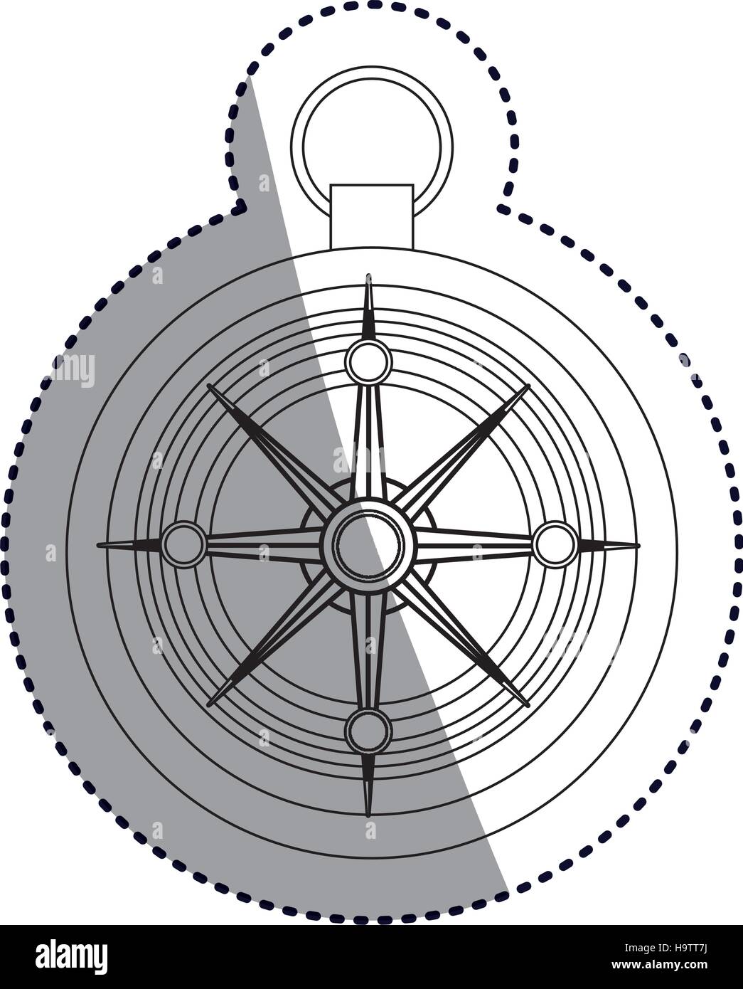 Isolated compass design Stock Vector Image & Art - Alamy