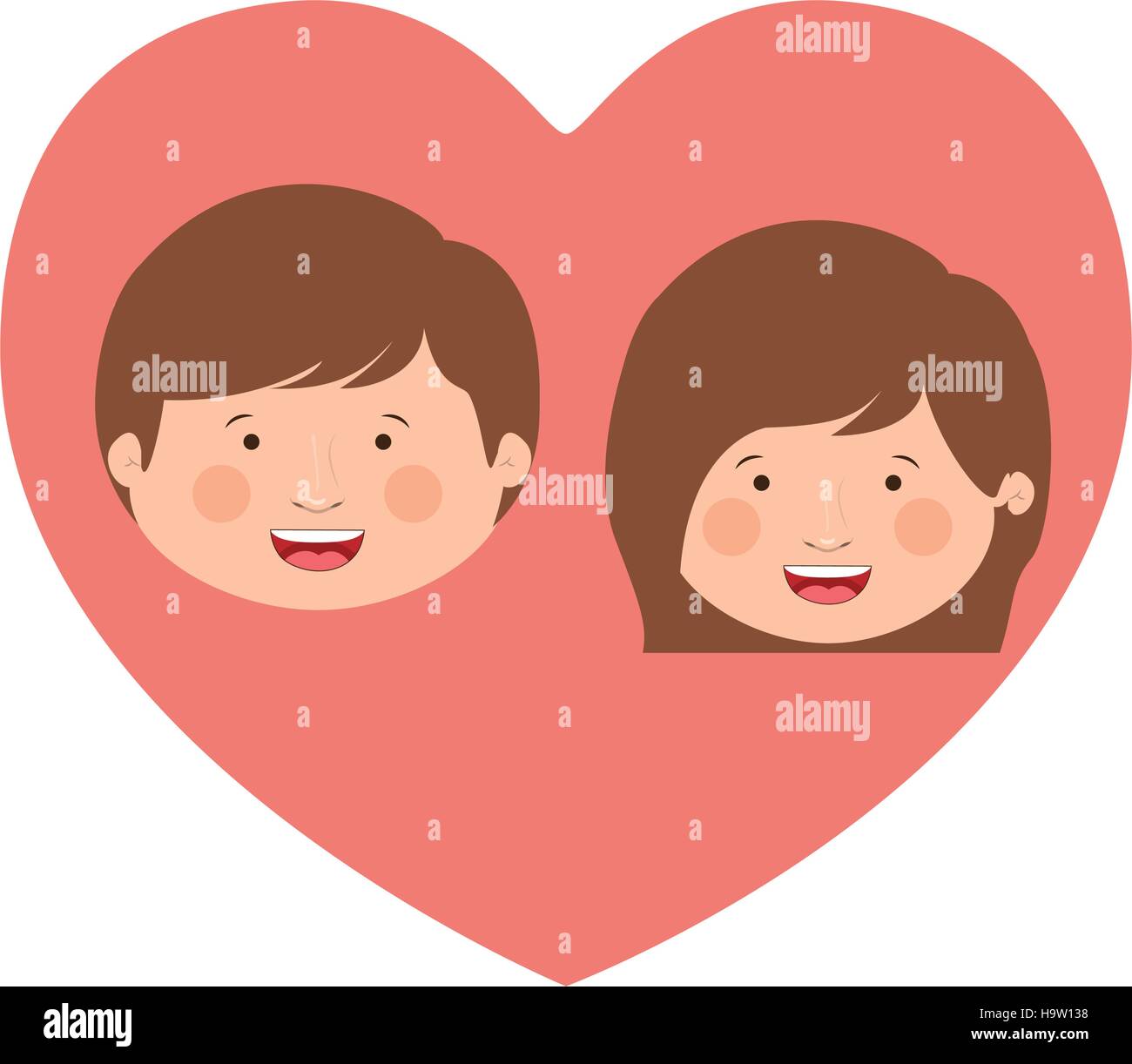 Isolated boy and girl cartoon design Stock Vector Image & Art - Alamy