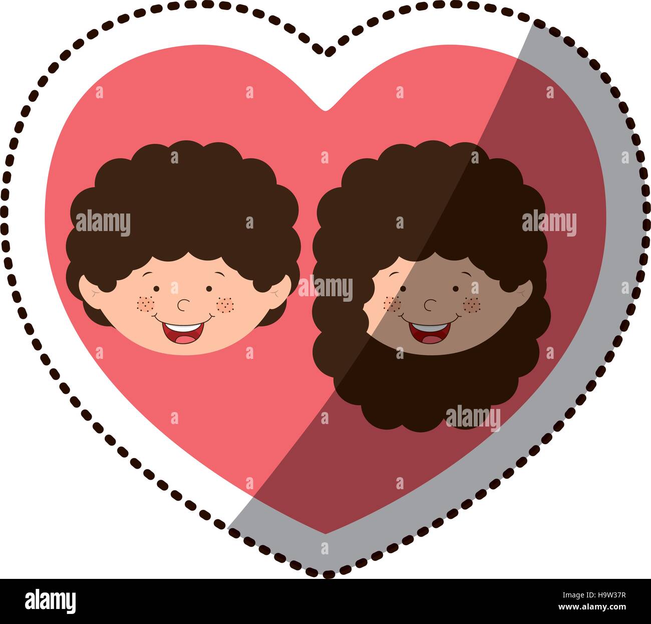 Isolated boy and girl cartoon design Stock Vector Image & Art - Alamy