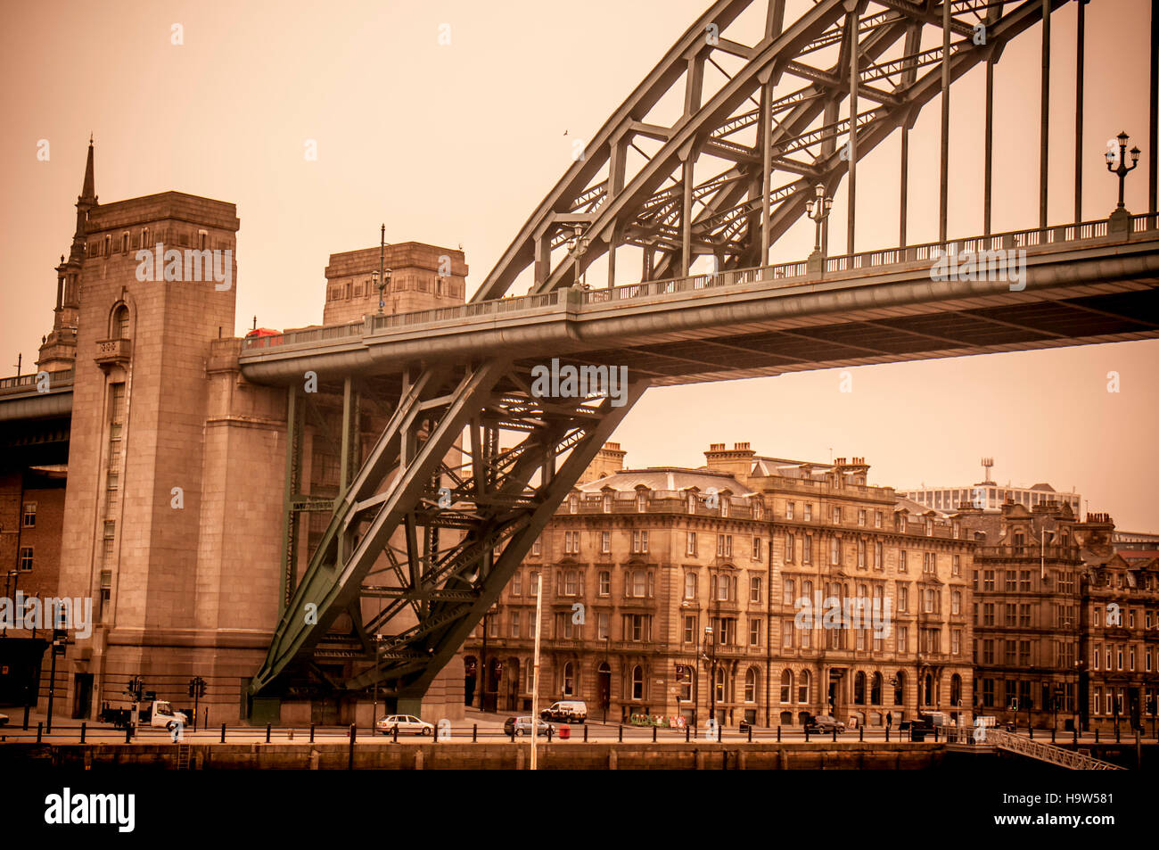 Steel bridge at Newcastle upon Tyne Stock Photo Alamy