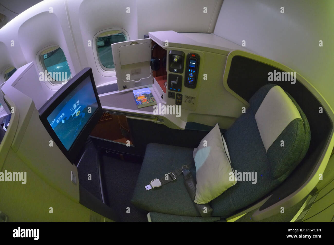 Cathay Pacific Business Class On A B777 300er Aircraft San