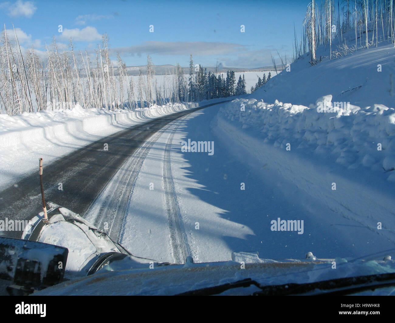 yellowstonenps 8579026742 East Entrance Road (2 Stock Photo Alamy