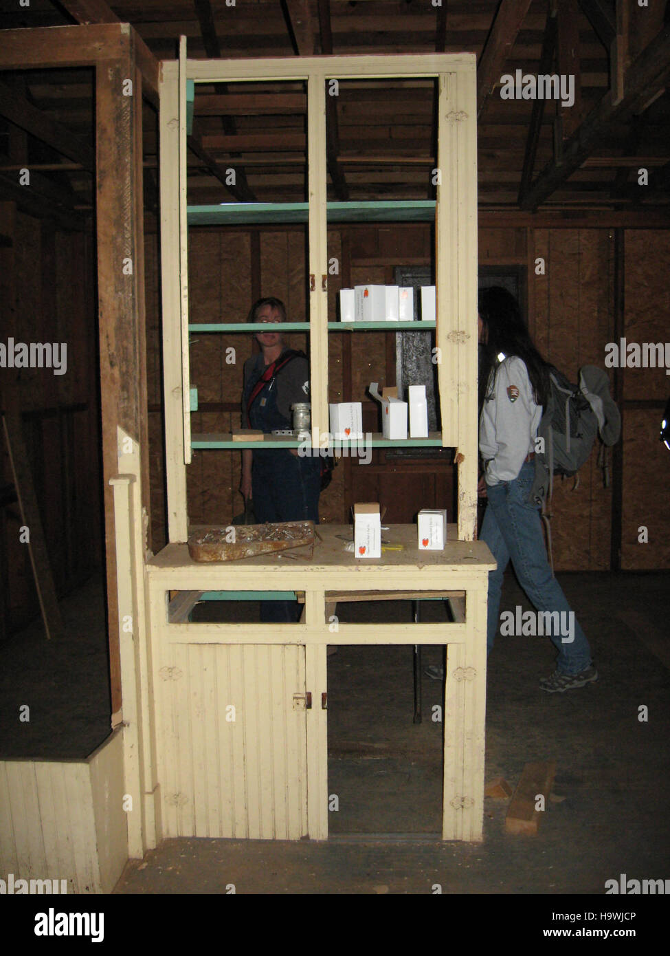 An interior view of the Grand Canyon's Kitchen Cabinet formation ...