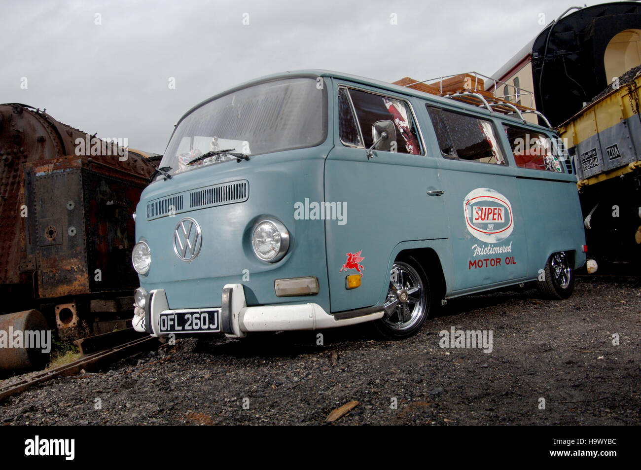 Volkswagen bay window camper van hi-res stock photography and