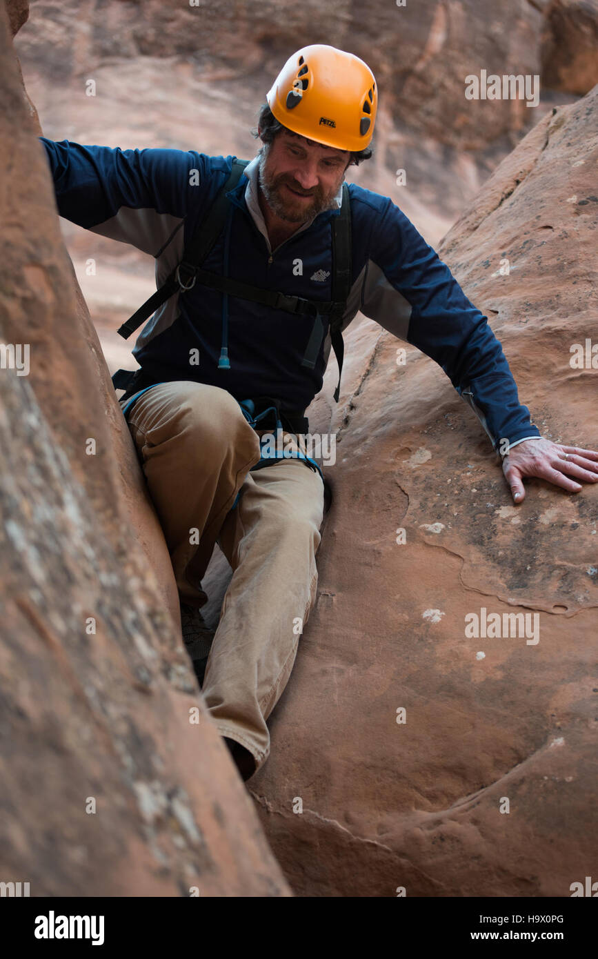 archesnps 9737334576 Arches Canyoneering Stock Photo Alamy
