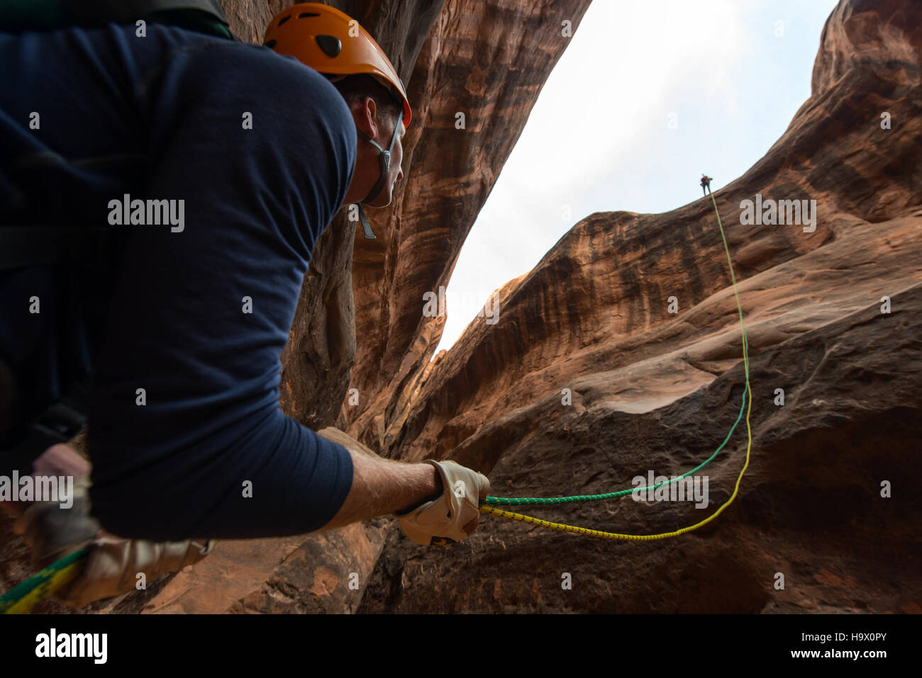 archesnps 9734090287 Arches Canyoneering Stock Photo Alamy
