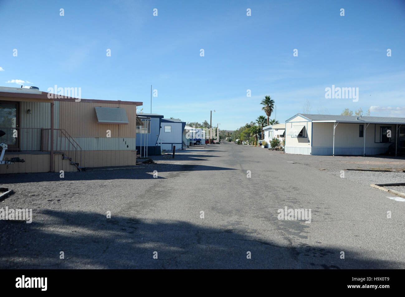 lakemeadnra 8343195500 Echo Bay Trailer Village Stock Photo Alamy