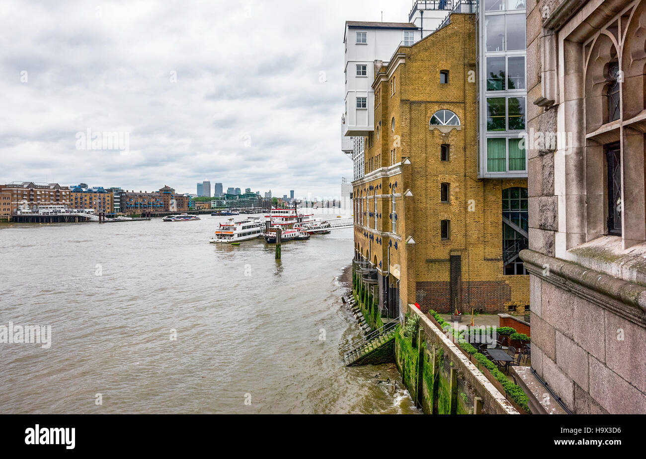 View on the Thames river Stock Photo