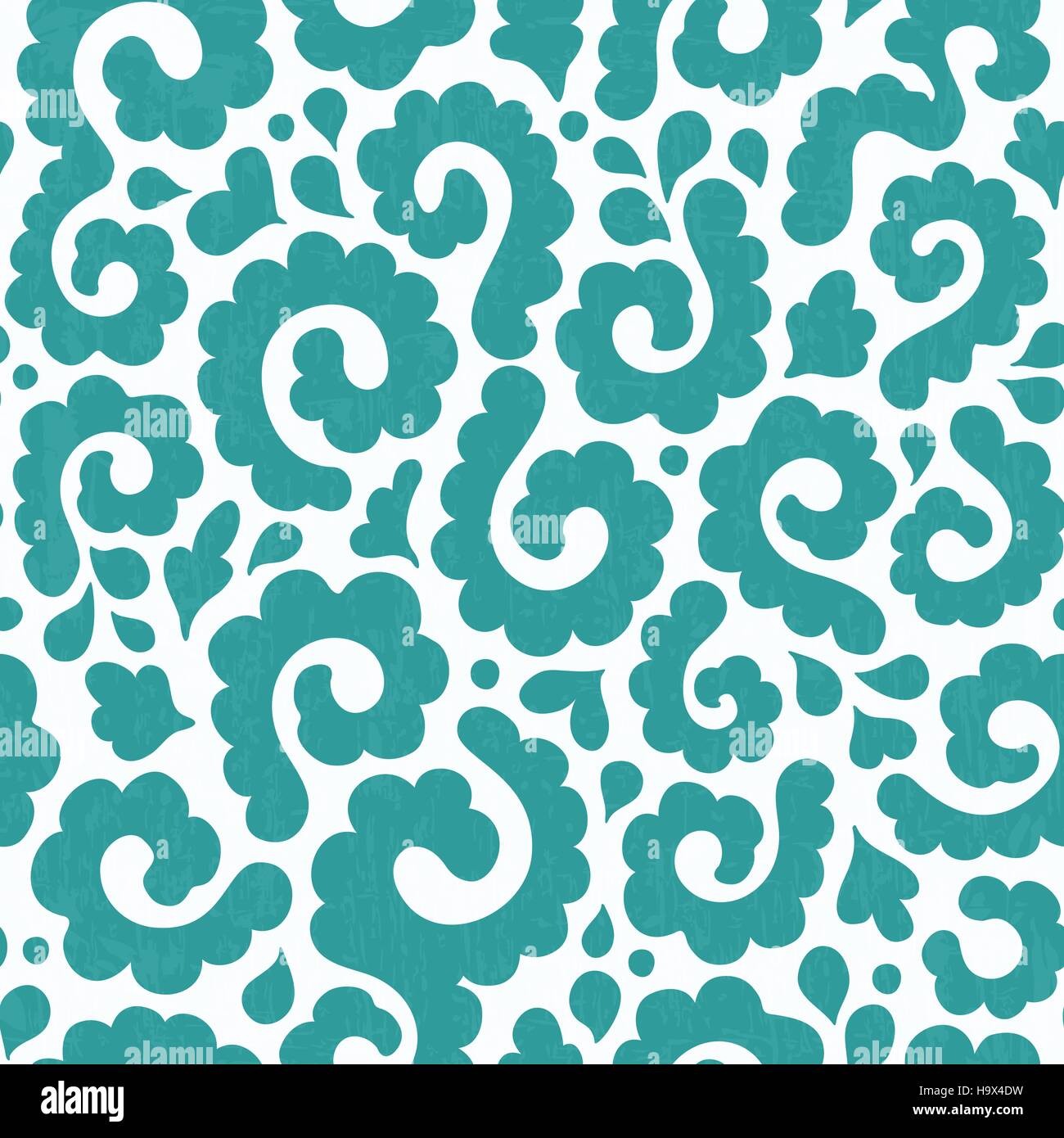 Seamless background with green flowers Stock Vector Image & Art - Alamy