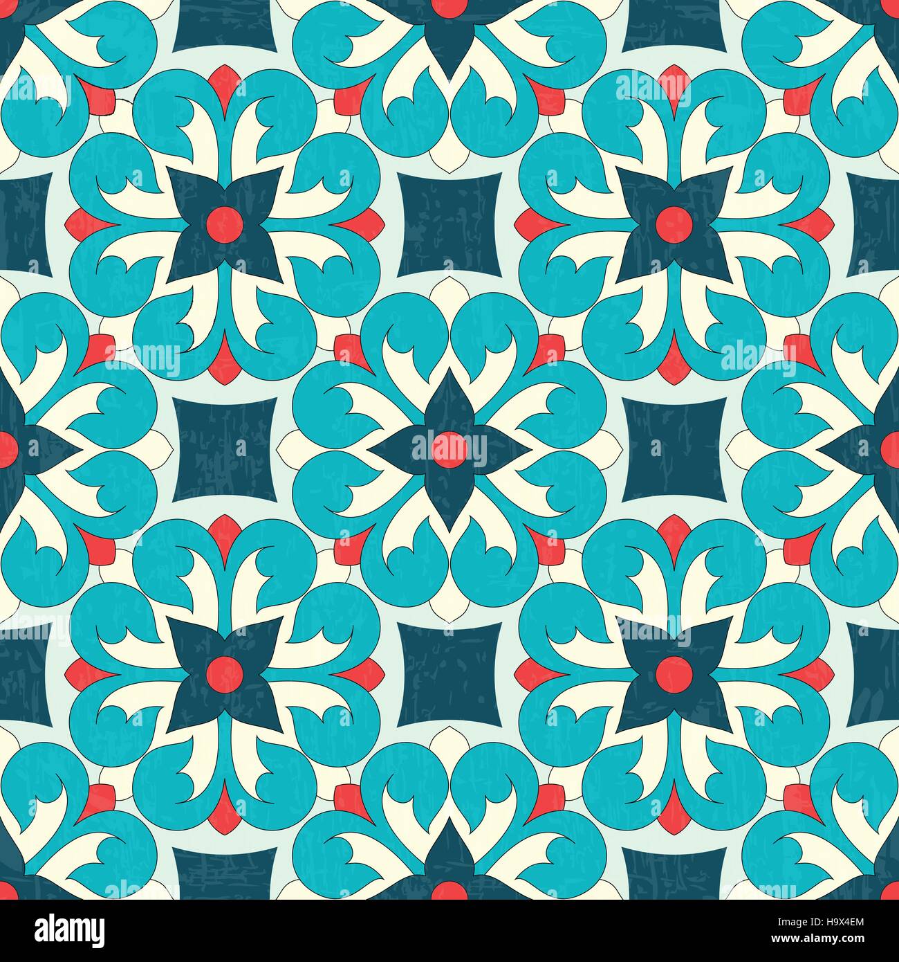 Seamless background with green flowers Stock Vector Image & Art - Alamy