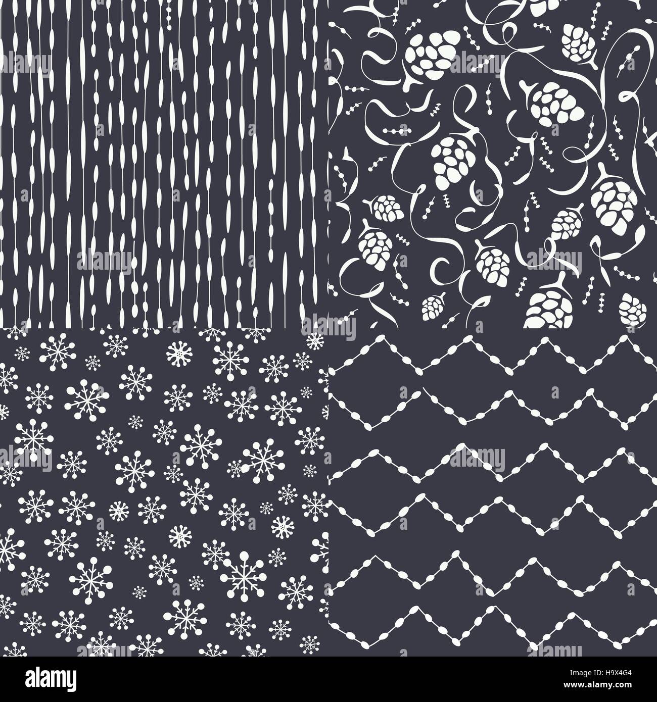 Seamless background with green flowers Stock Vector Image & Art - Alamy