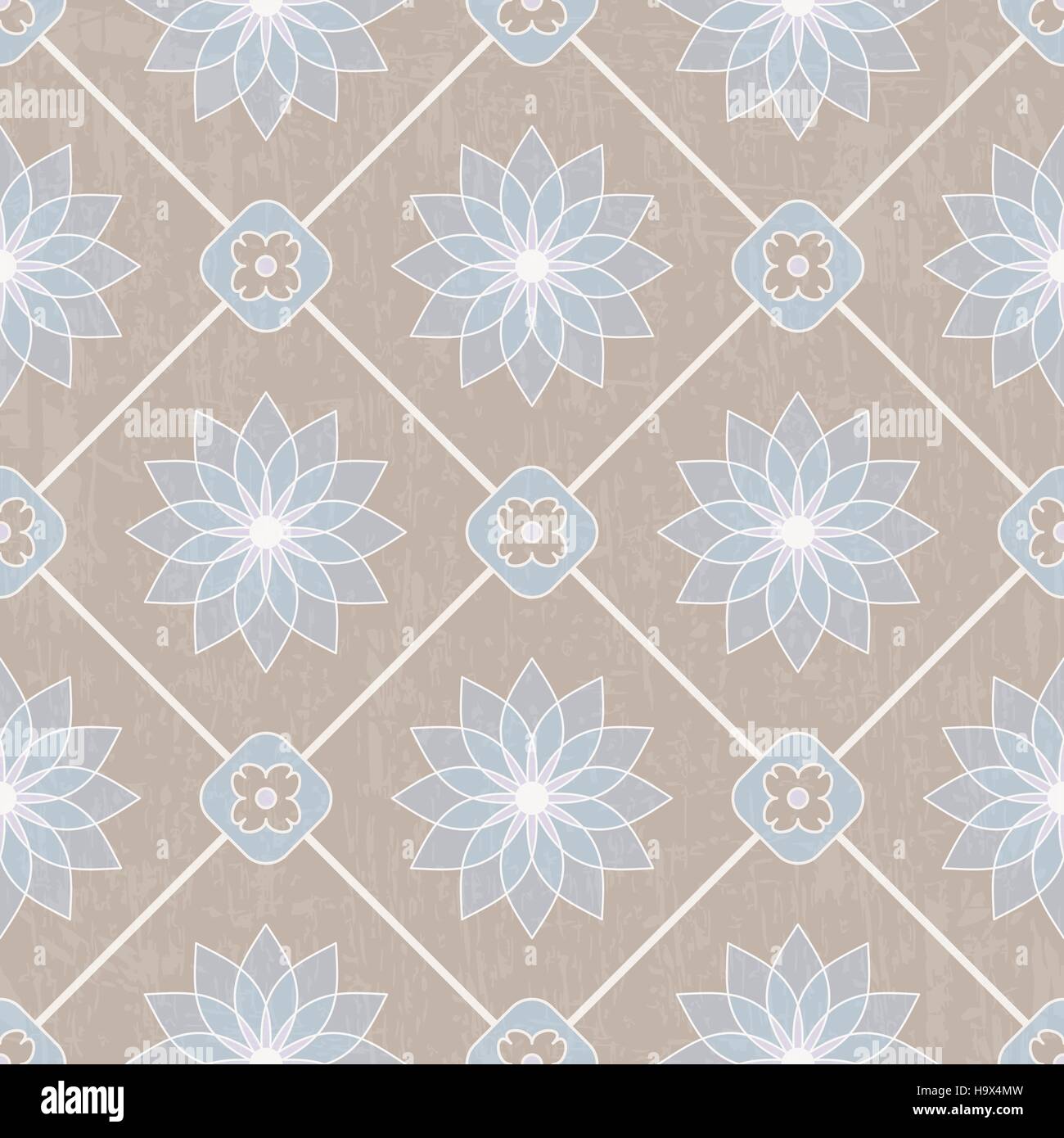 Seamless background with green flowers Stock Vector Image & Art - Alamy