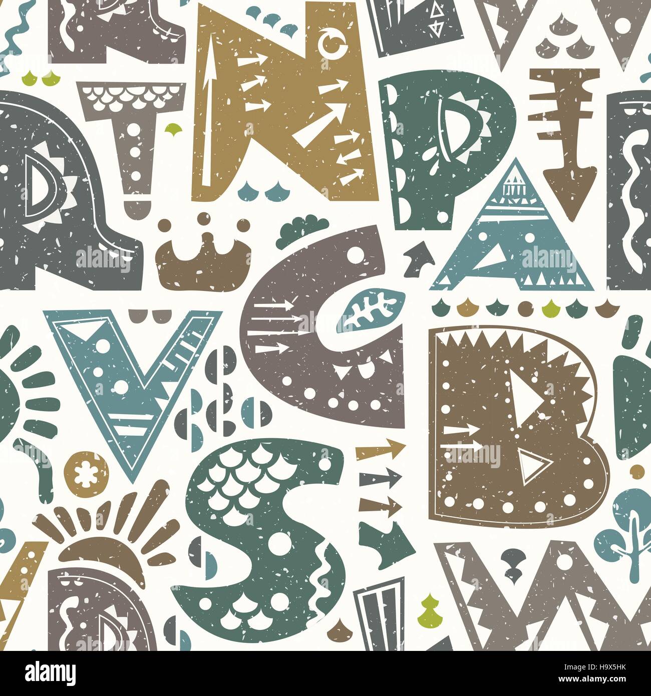 Seamless background with green flowers Stock Vector Image & Art - Alamy