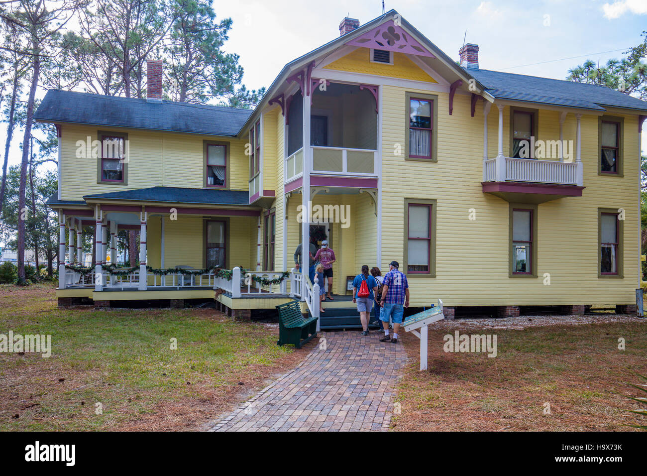 House of Seven Gables in historic old Heritage Village in Pinellas