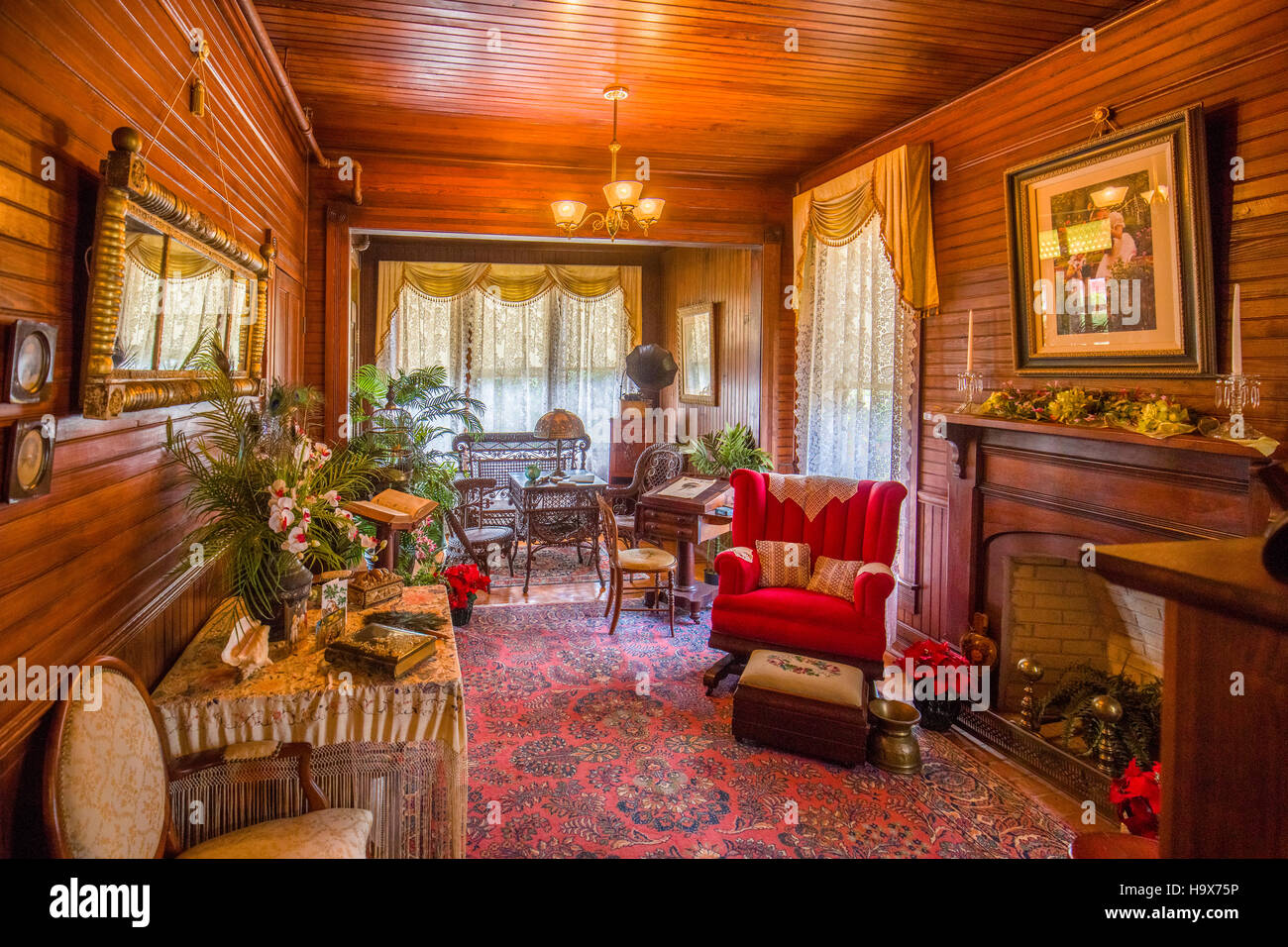 House of the seven gables interior hires stock photography and images