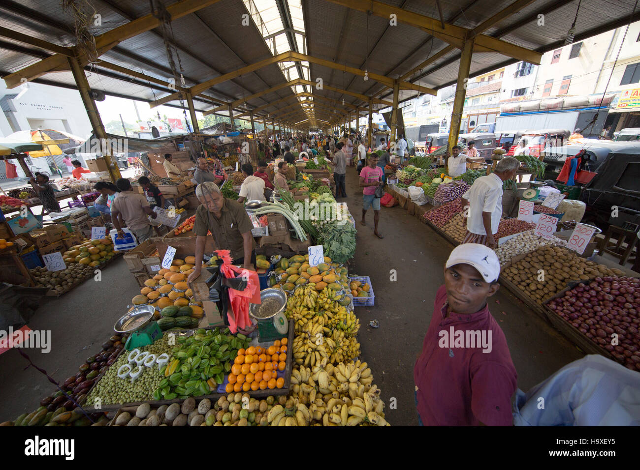 The Pettah Market Colombo Sri Lanka Stock Photo