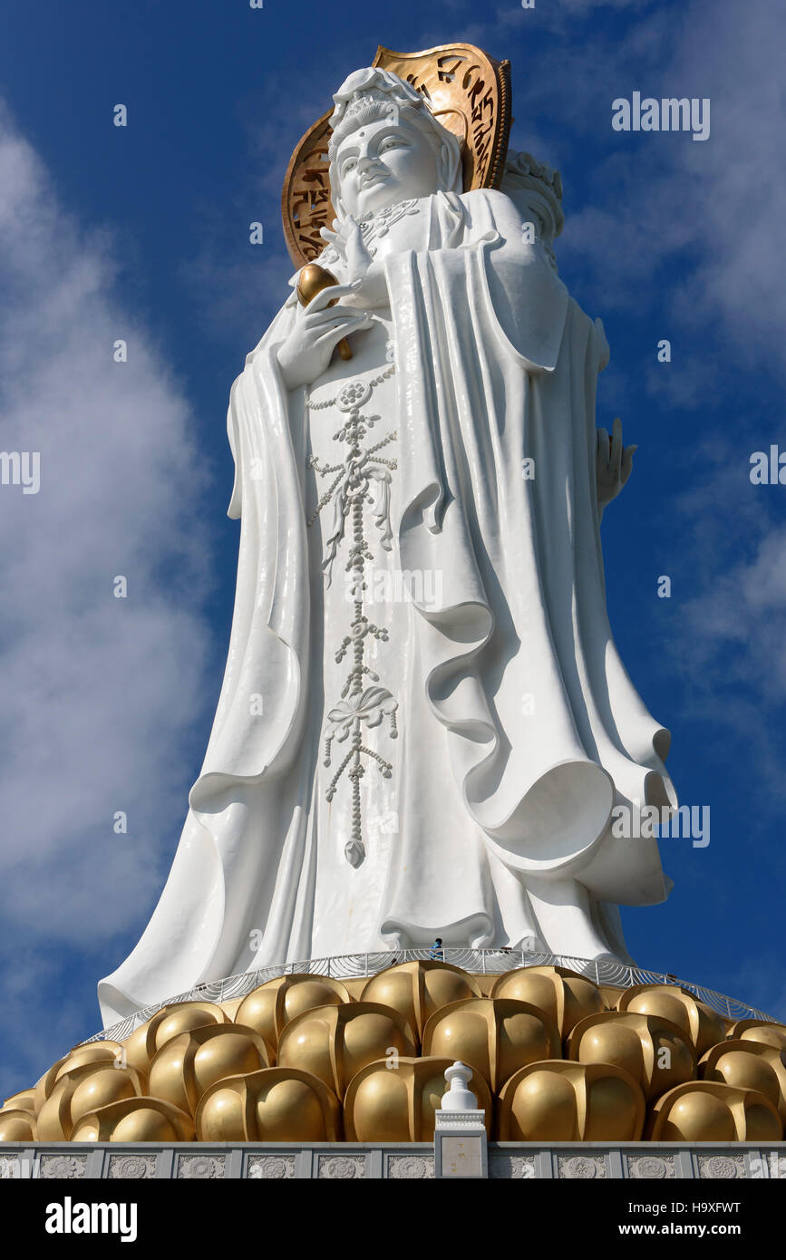 Guan Yin Statue of Nanshantemple near Sanya, Hainan island, China