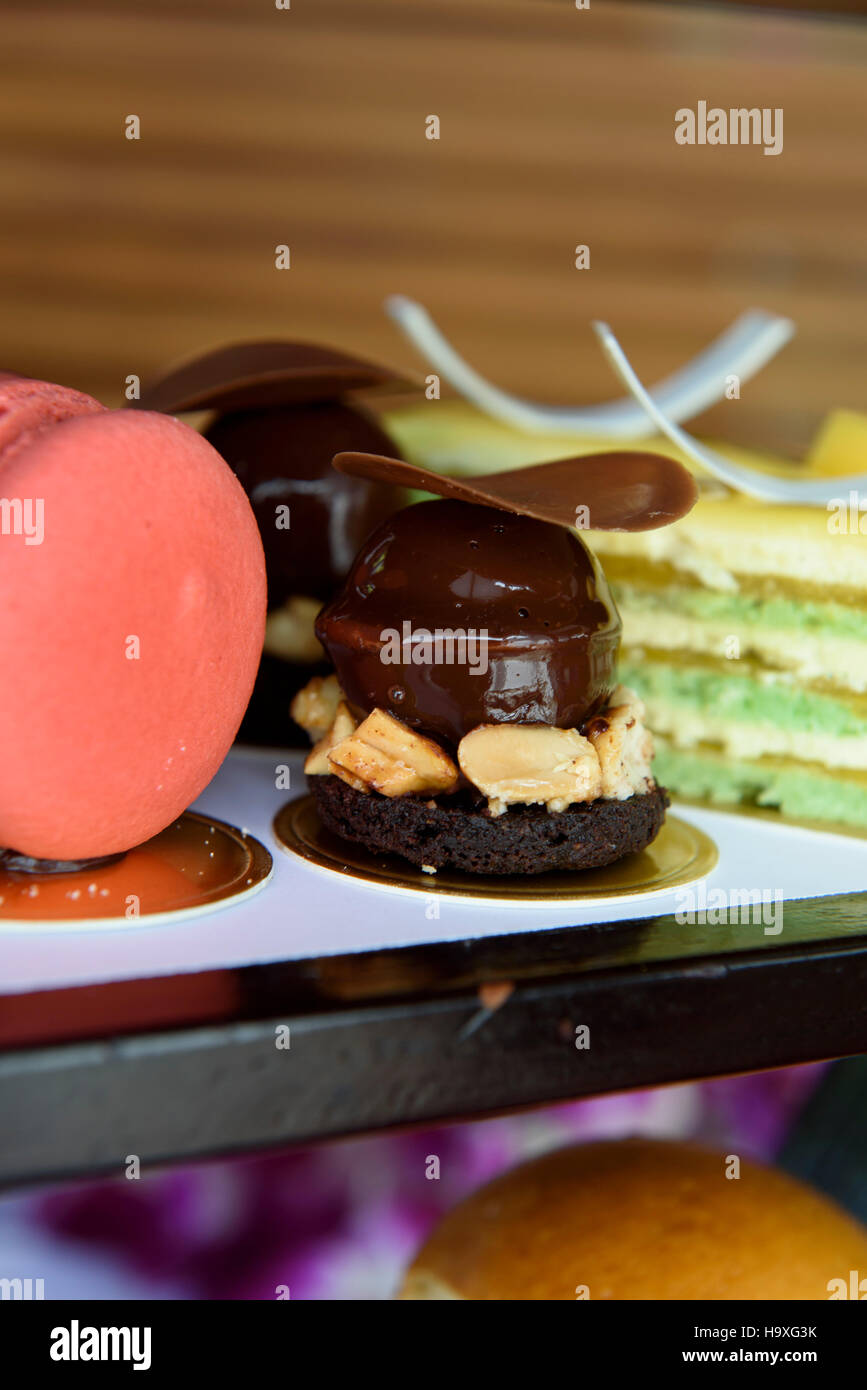 High tea in Mandarin Oriental Hotel in Sanya, Hainan island, China