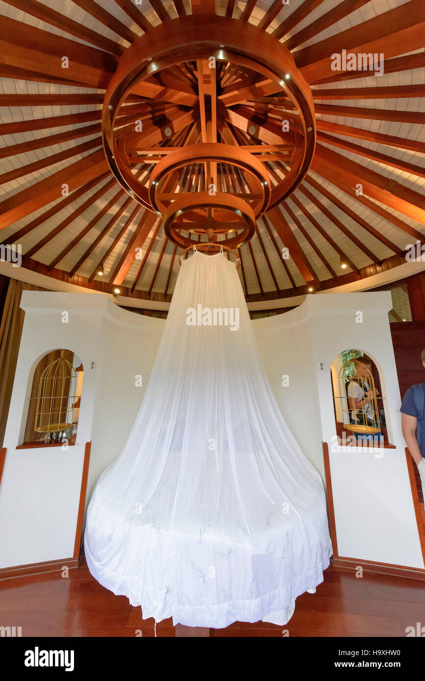 Bungalow of Birdsnest Resort near Sanya, Hainan island, China Stock