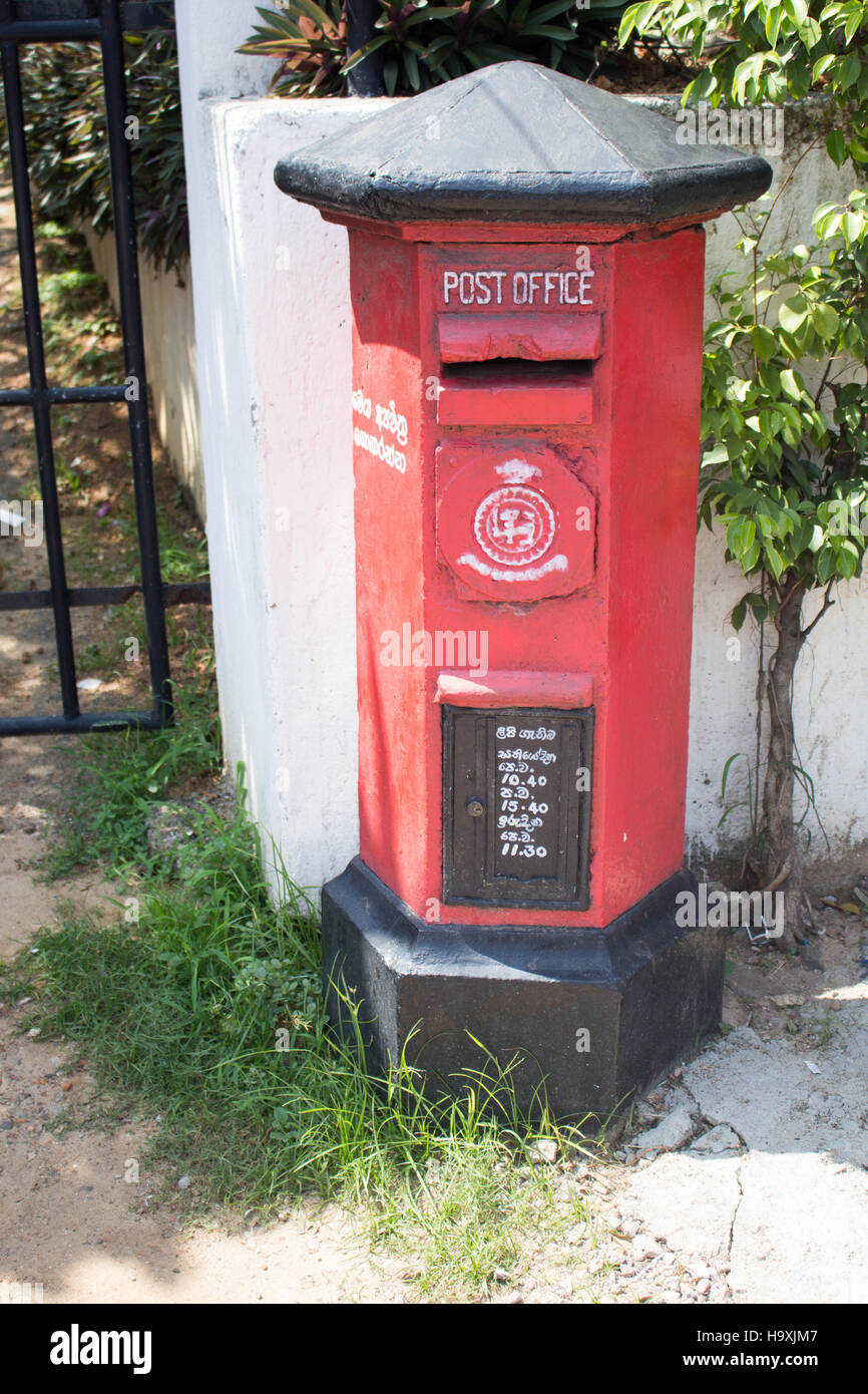 Sri lanka post box hires stock photography and images Alamy