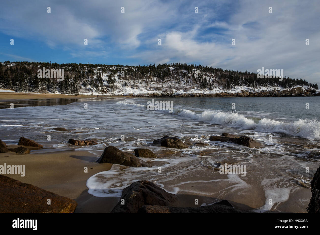 Kristi Rugg Kristi Rugg's image of Sand Beach in winter along Ocean Drive captures ...