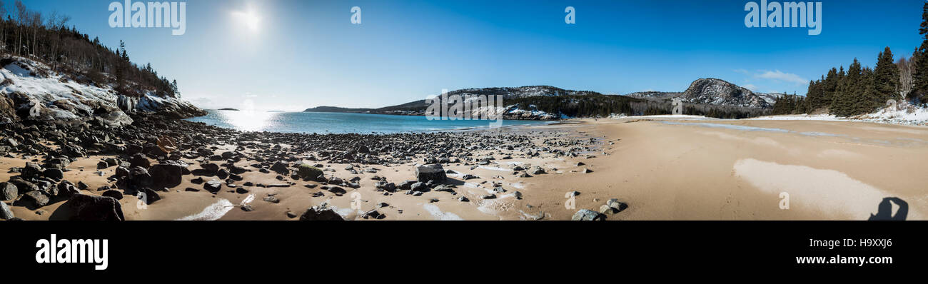 Kristi Rugg Kristi Rugg captures a winter scene at Ocean Drive Sand Beach in a ...