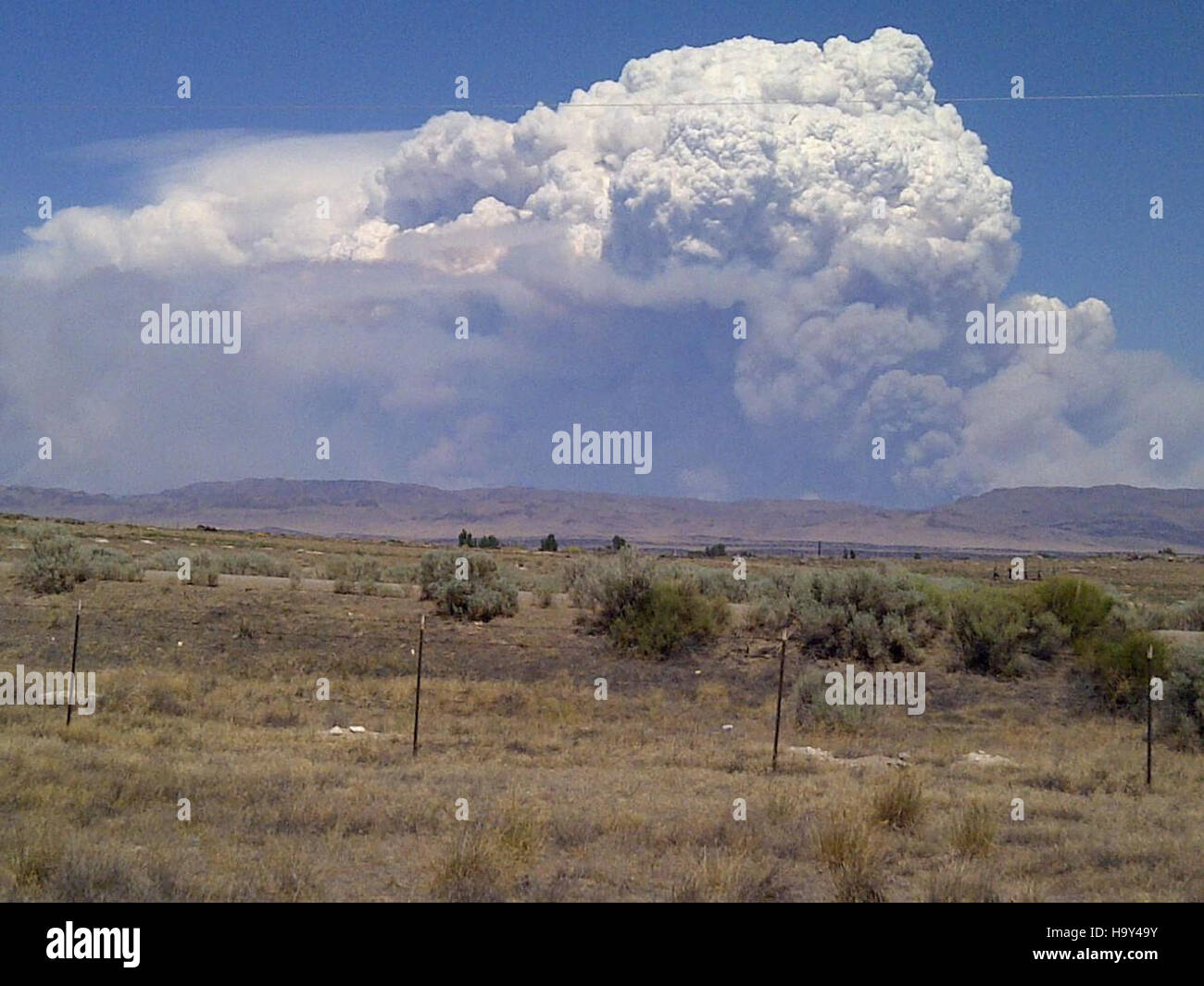 Elk Complex Fire Forest Fires Stock Photo