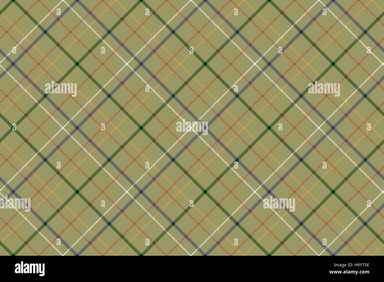 Checkered diagonal fabric texture seamless pattern. Vector illustration ...