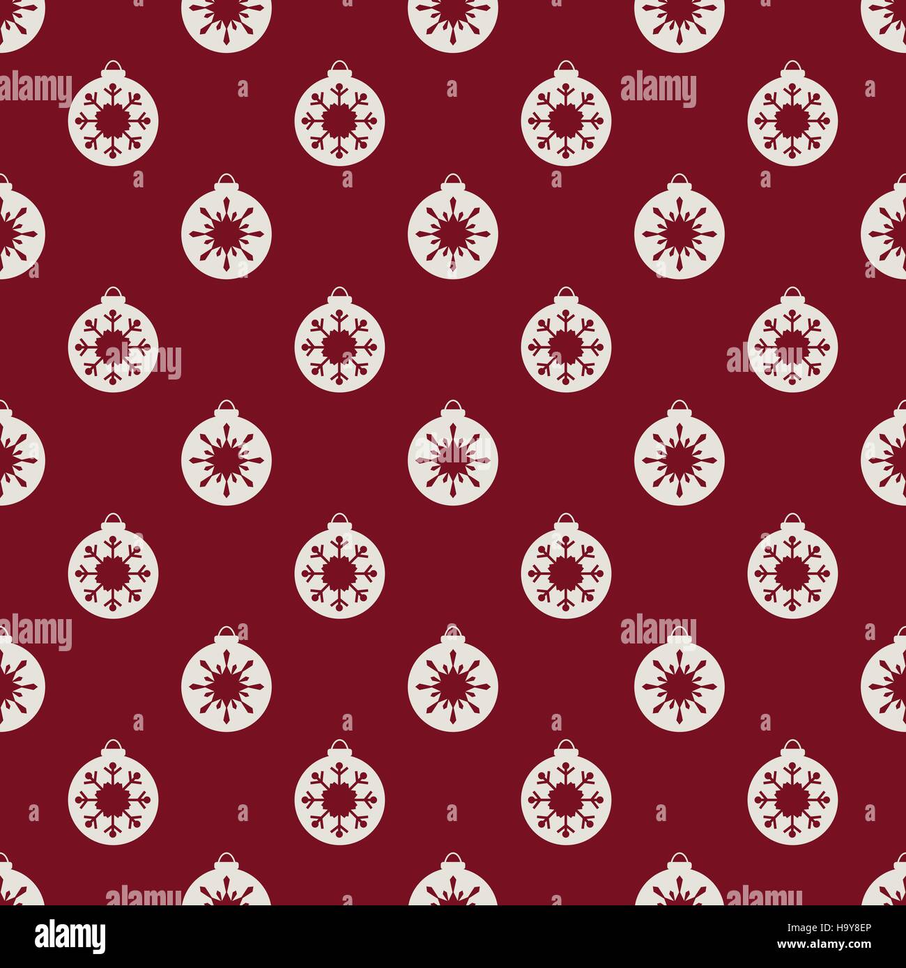 Christmas snowflakes seamless background. New year pattern vector ...